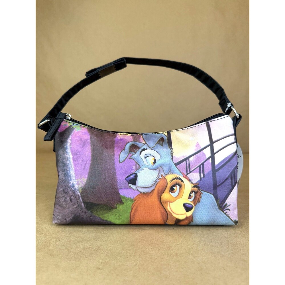 The Wonderful World Of Disney LADY AND THE TRAMP Black Small Handbag Purse NWT
